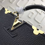 Louis Vuitton LV Capucines BB Black Gold 27x18x9cm - 2