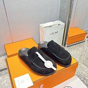 Hermès Black Mules - 1