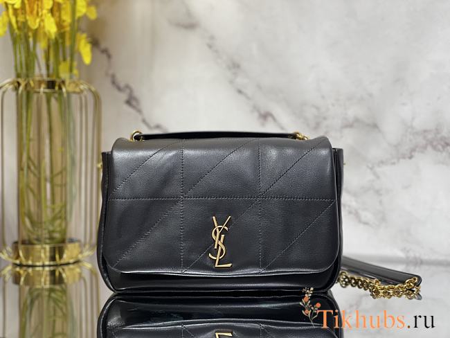 YSL Jamie 4.3 Small In Lambskin Black 25x16x7cm - 1