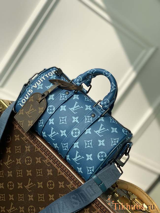 Louis Vuitton LV Keepall Bandoulière 25 Atlantic Blue 25 x 15 x 11 cm - 1