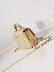 Chanel Camellia Flap With top Handle Bag Beige 21cm - 5