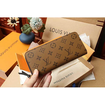 Louis Vuitton LV Clémence Wallet Monogram Reverse 20 x 9 x 2 cm