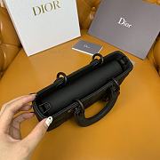 Dior Small Lady D-Joy Bag Ultramatte Black Cannage 22 x 12 x 6 cm - 4