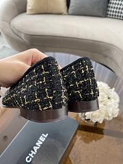 Chanel Ballerina Flat Tweet Black - 5