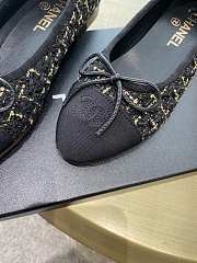 Chanel Ballerina Flat Tweet Black - 3