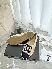 Chanel Espadrilles Beige Black - 5