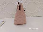 Louis Vuitton LV Tote Hina Monogram PM Pink 23x21x13cm - 5