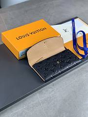 Louis Vuitton LV Wallet Emilie Black 19 x 10 x 2 cm - 4