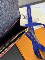 Louis Vuitton LV Wallet Emilie Navy Blue 19 x 10 x 2 cm - 5