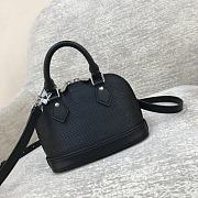 Louis Vuitton LV Nano Alma Black 18 x 12 x 8 cm - 1