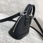 Louis Vuitton LV Nano Alma Black 18 x 12 x 8 cm - 3