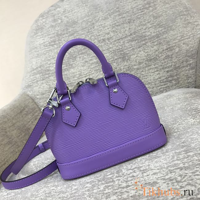 Louis Vuitton LV Nano Alma Purple 18 x 12 x 8 cm - 1