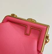 Fendi Nano First Charm Pink Nappa Leather 11.5x5.5x10cm - 5