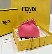 Fendi Nano First Charm Pink Nappa Leather 11.5x5.5x10cm - 3