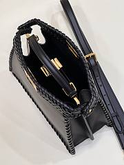 Fendi Peekaboo Black Matching Threading Small 27x21x11cm - 6