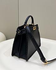 Fendi Peekaboo Black Matching Threading Small 27x21x11cm - 4