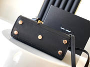 YSL Sac De Jour Nano In Smooth Leather Black 22x18x10.5cm - 3