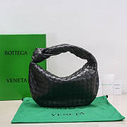 Bottega Veneta Teen Jodie Shoulder Bag Black 36x21x13cm - 1