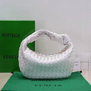 Bottega Veneta Teen Jodie Shoulder Bag White 36x21x13cm - 1