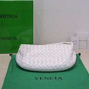 Bottega Veneta Teen Jodie Shoulder Bag White 36x21x13cm - 2