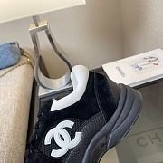 Chanel Black White Sneaker - 5