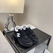 Chanel Black White Sneaker - 3