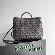 Bottega Veneta Small Andiamo Tote Bag Dark Brown 25x20x10cm - 3