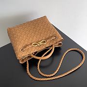 Bottega Veneta Small Andiamo Brown 25x22x10.5cm - 3