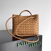 Bottega Veneta Small Andiamo Brown 25x22x10.5cm - 2