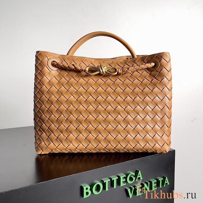 Bottega Veneta Medium Andiamo Brown 32.5x24x12cm - 1