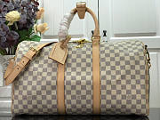 Louis Vuitton LV Keepall 45 Damier White 45x27x20cm - 1