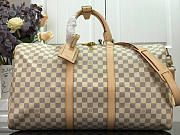 Louis Vuitton LV Keepall 50 Damier White 50x29x23cm - 1