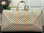 Louis Vuitton LV Keepall 55 Damier White 55x34x21cm - 5