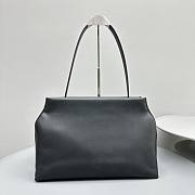 The Row Sienna Leather Shoulder Bag Black 36x14x24cm - 2