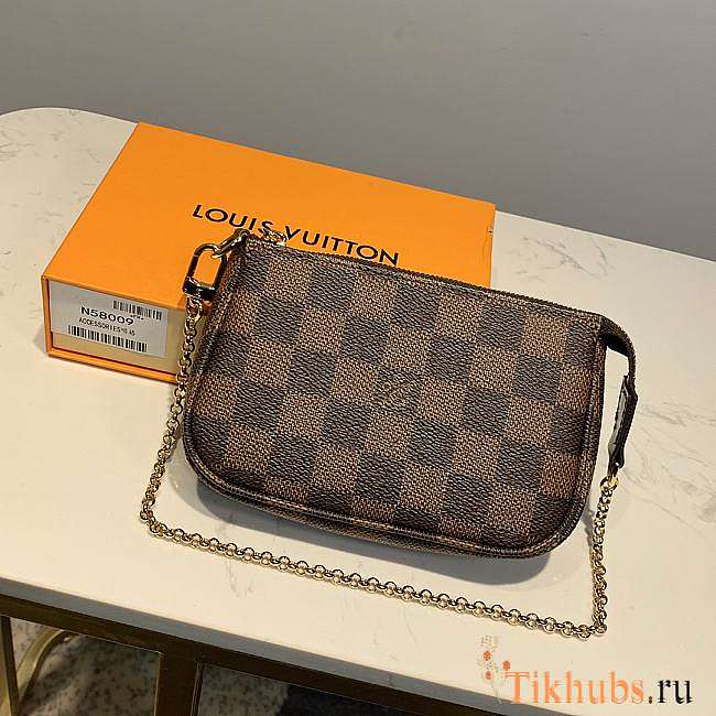 Louis Vuitton LV Mini Pochette Accessories Damier 15.5 x 10.5 x 4 cm - 1