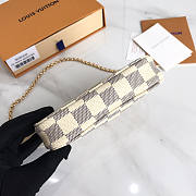 Louis Vuitton LV Mini Pochette Accessories Damier White 15.5 x 10.5 x 4 cm - 4