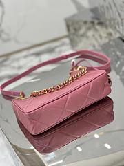 Prada Re-Edition 1995 Chaîne Re-Nylon Mini-bag Pink 22x18x6cm - 6