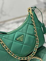 Prada Re-Edition 1995 Chaîne Re-Nylon Mini-bag Green 22x18x6cm - 4