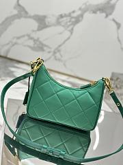 Prada Re-Edition 1995 Chaîne Re-Nylon Mini-bag Green 22x18x6cm - 2