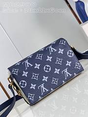 Louis Vuitton LV Steamer Bag Blue 18x11x6.5cm - 6