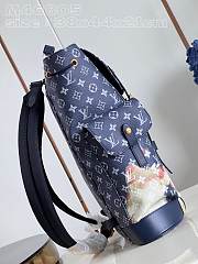 Louis Vuitton LV Backpack Christopher Bag Blue 38x44x20cm - 6