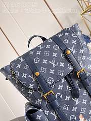 Louis Vuitton LV Backpack Christopher Bag Blue 38x44x20cm - 3