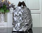 Louis Vuitton LV Silver Quilted Monogram Puffer Onthego Pillow 41x34x19cm - 4