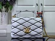 Louis Vuitton LV GO-14 MM Malletage White Black 23 x 16 x 10 cm - 1