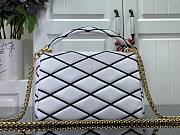 Louis Vuitton LV GO-14 MM Malletage White Black 23 x 16 x 10 cm - 3