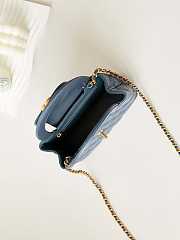 Chanel Mini Kelly Navy Blue 13x19x7cm - 3