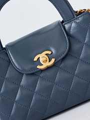 Chanel Mini Kelly Navy Blue 13x19x7cm - 6