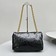 Balenciaga Monaco Small Chain Bag Black Gold Hardware 27.9x18x9.9cm - 2