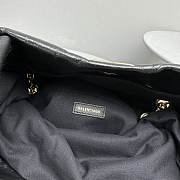 Balenciaga Monaco Small Chain Bag Black Gold Hardware 27.9x18x9.9cm - 3