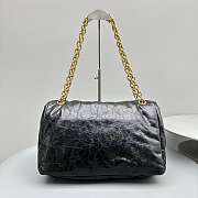 Balenciaga Monaco Medium Chain Bag Black Gold Hardware 32.5x22x9.9cm - 6